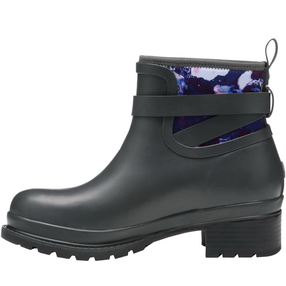 Muck Boot Liberty Ankle Rain Boots Women’s Size 6 Waterproof Black New